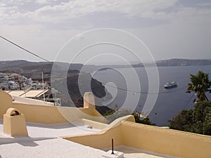 Santorini, an island in the southernÂ Aegean Sea, about 200Â km southeast ofÂ Greece's mainland